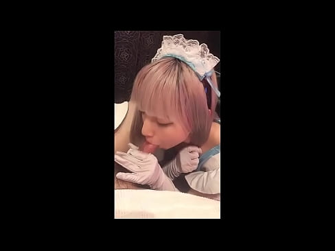 ❤️ Japonský idol [mayuka], kostým francúzskej slúžky, časť 1, fajčenie a honenie s pleťovým mliekom ❤️ Porno na nás ❌❤